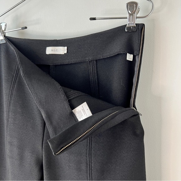 A.L.C. Brooklyn Flared Pintuck Black Ankle Pants
8038 - Picture 5 of 12